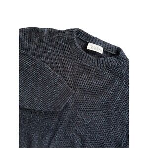 Pull H&M Maille Ouverte Col Roulé – Femme Noir Taille S, Neuf Sans étiquette